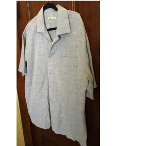 Batik Bay Button Trendy Short Sleeve Shirt